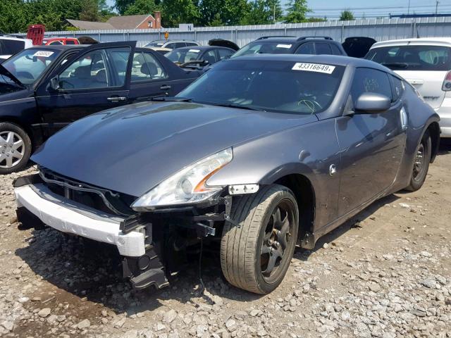 JN1AZ4EH0DM881932 - 2013 NISSAN 370Z BASE GRAY photo 2