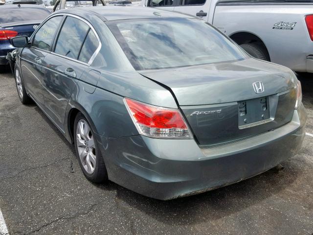 1HGCP26899A118316 - 2009 HONDA ACCORD EXL GREEN photo 3