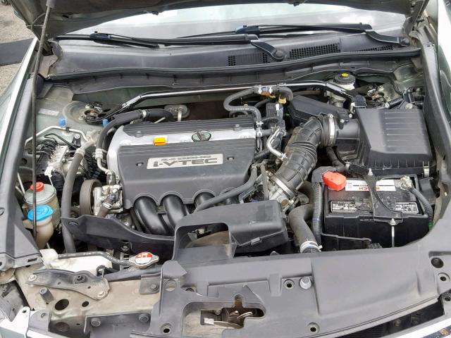 1HGCP26899A118316 - 2009 HONDA ACCORD EXL GREEN photo 7