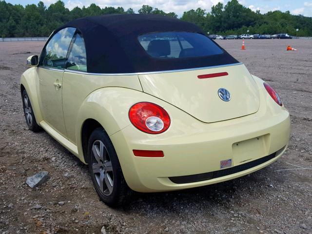 3VWPF31Y36M300346 - 2006 VOLKSWAGEN NEW BEETLE Sarı foto 3