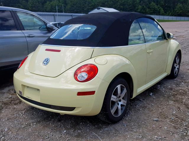 3VWPF31Y36M300346 - 2006 VOLKSWAGEN NEW BEETLE Sarı foto 4