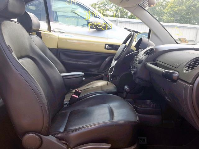 3VWPF31Y36M300346 - 2006 VOLKSWAGEN NEW BEETLE Sarı foto 5