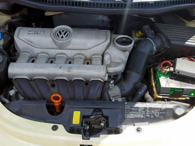 3VWPF31Y36M300346 - 2006 VOLKSWAGEN NEW BEETLE Sarı foto 7