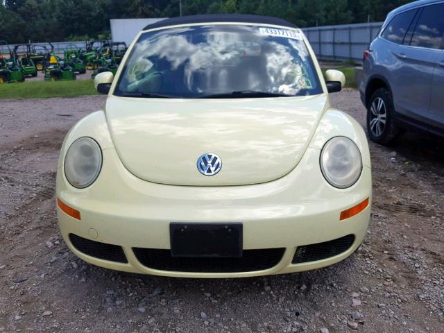3VWPF31Y36M300346 - 2006 VOLKSWAGEN NEW BEETLE Sarı foto 9