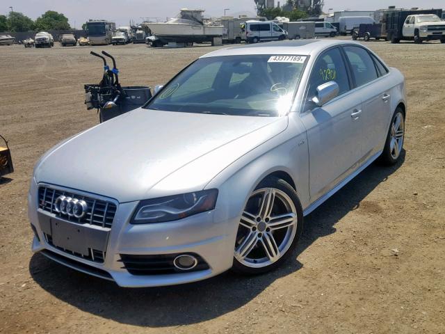 WAUKGBFL4AA095981 - 2010 AUDI S4 PRESTIG SILVER photo 2