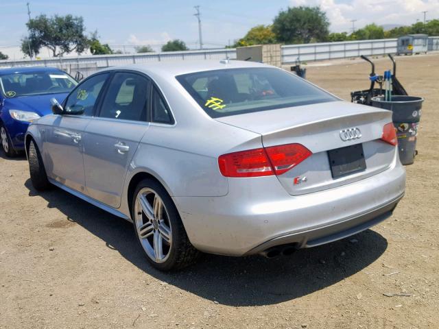 WAUKGBFL4AA095981 - 2010 AUDI S4 PRESTIG SILVER photo 3