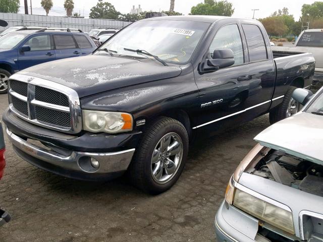 1D7HA18D73S237628 - 2003 DODGE RAM 1500 S BLACK photo 2