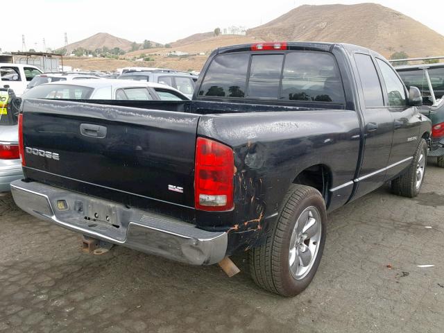 1D7HA18D73S237628 - 2003 DODGE RAM 1500 S BLACK photo 4