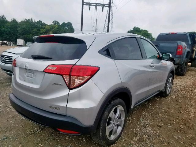 3CZRU6H59GM760458 - 2016 HONDA HR-V EX SILVER photo 4