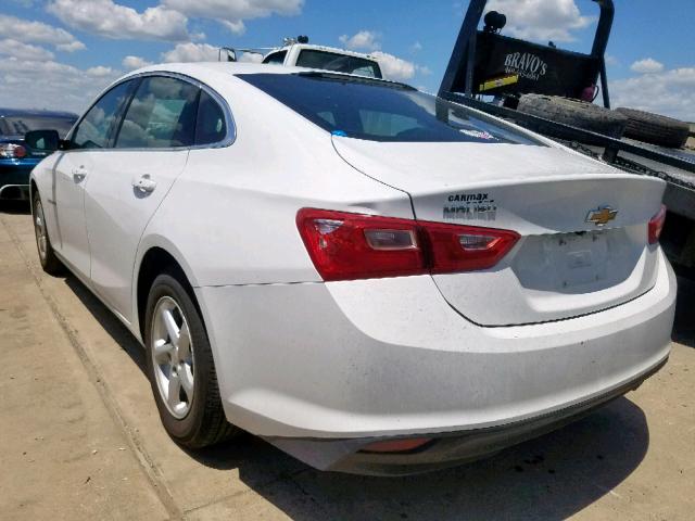 1G1ZB5ST4JF209402 - 2018 CHEVROLET MALIBU LS WHITE photo 3