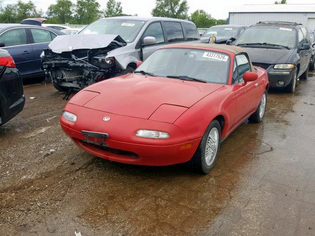 JM1NA3537V0726078 - 1997 MAZDA MX-5 MIATA RED photo 2