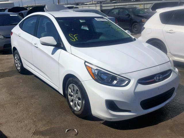 KMHCT4AE8HU274231 - 2017 HYUNDAI ACCENT SE WHITE photo 1