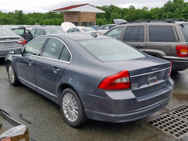 YV1AS982081064712 - 2008 VOLVO S80 3.2 GRAY photo 3