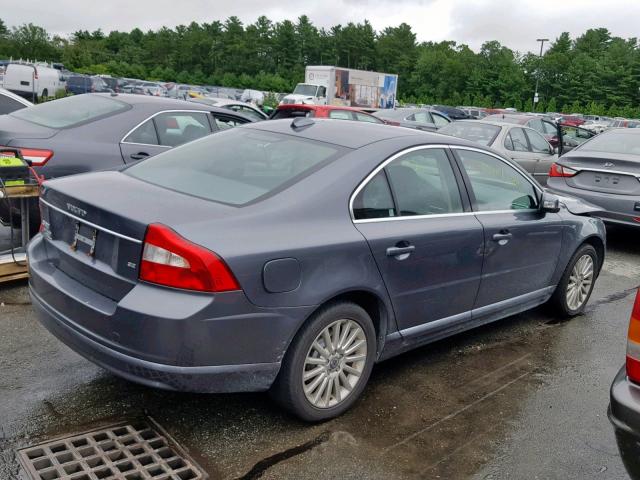 YV1AS982081064712 - 2008 VOLVO S80 3.2 GRAY photo 4