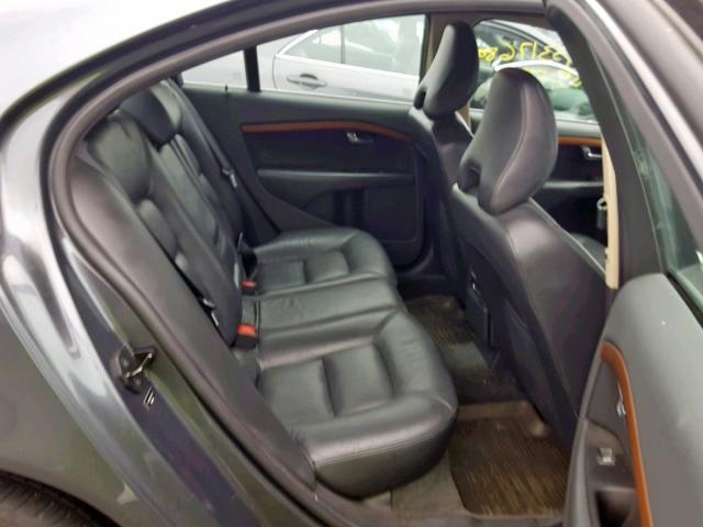 YV1AS982081064712 - 2008 VOLVO S80 3.2 GRAY photo 6