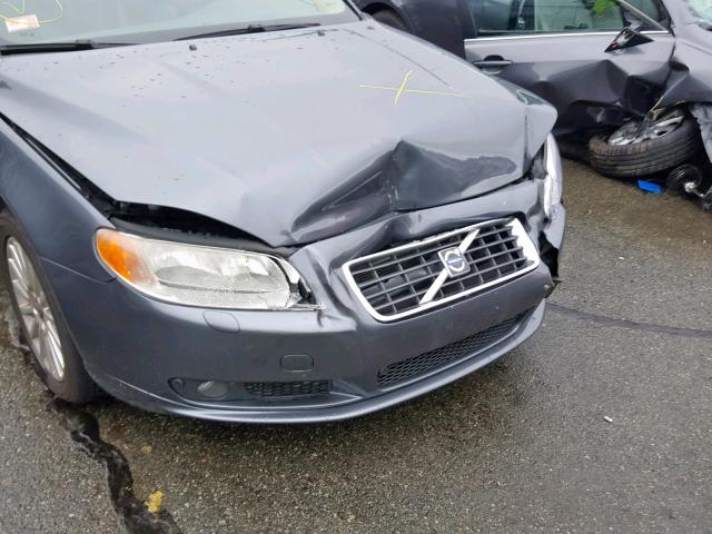 YV1AS982081064712 - 2008 VOLVO S80 3.2 GRAY photo 9