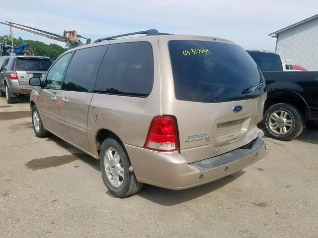 2FMZA52277BA08035 - 2007 FORD FREESTAR S GOLD photo 3