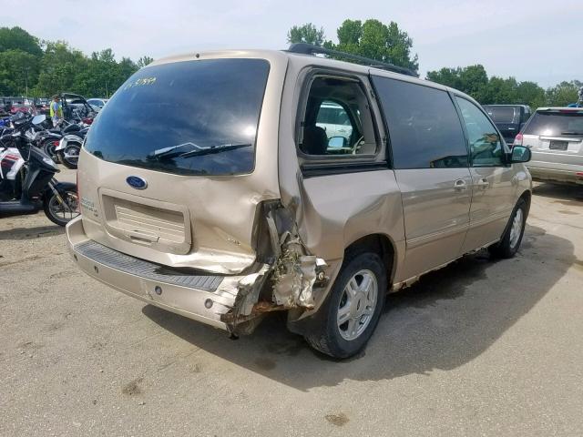 2FMZA52277BA08035 - 2007 FORD FREESTAR S GOLD photo 4