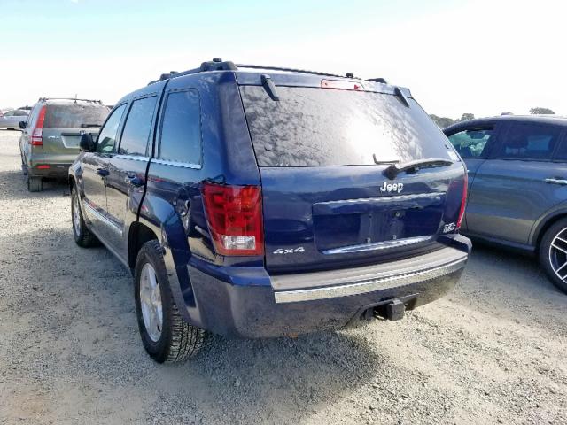 1J4HR58245C599108 - 2005 JEEP GRAND CHER BLUE photo 3