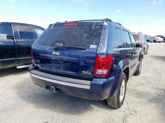 1J4HR58245C599108 - 2005 JEEP GRAND CHER BLUE photo 4