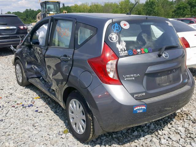 3N1CE2CP6GL393246 - 2016 NISSAN VERSA NOTE GRAY photo 3