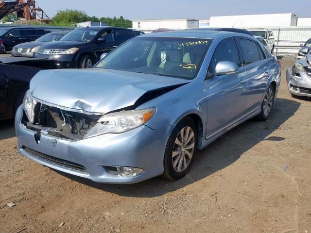 4T1BK3DB6BU423897 - 2011 TOYOTA AVALON BAS BLUE photo 2