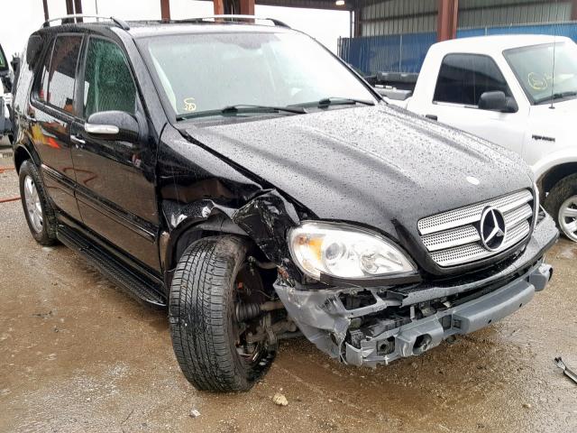 4JGAB57E85A534597 - 2005 MERCEDES-BENZ ML 350 BLACK photo 1