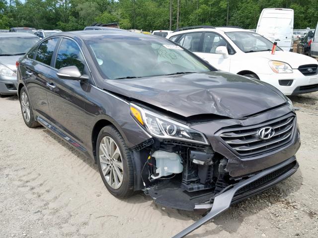 5NPE34AF4GH425287 - 2016 HYUNDAI SONATA SPO BROWN photo 1