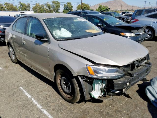 3VW2K7AJ3EM213402 - 2014 VOLKSWAGEN JETTA BASE SILVER photo 1