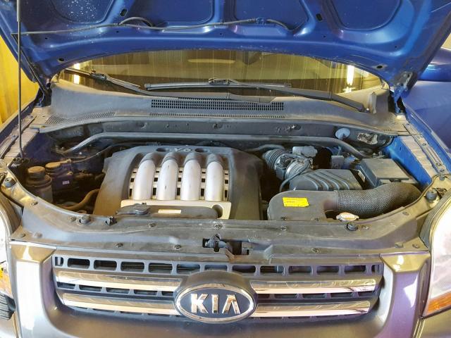 KNDJE723667201374 - 2006 KIA NEW SPORTA BLUE photo 7