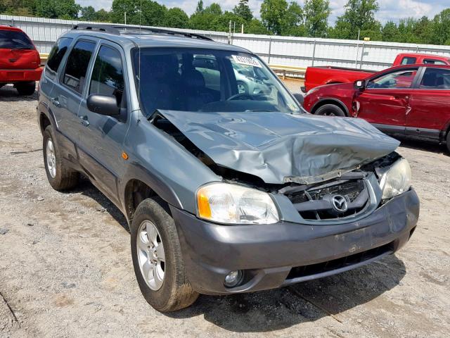 4F2CZ061X4KM27585 - 2004 MAZDA TRIBUTE ES 青色 照片 1