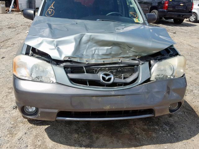 4F2CZ061X4KM27585 - 2004 MAZDA TRIBUTE ES 青色 照片 9