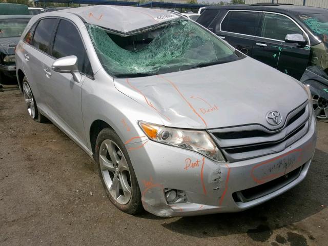 4T3BK3BB9EU104928 - 2014 TOYOTA VENZA LE SILVER photo 1