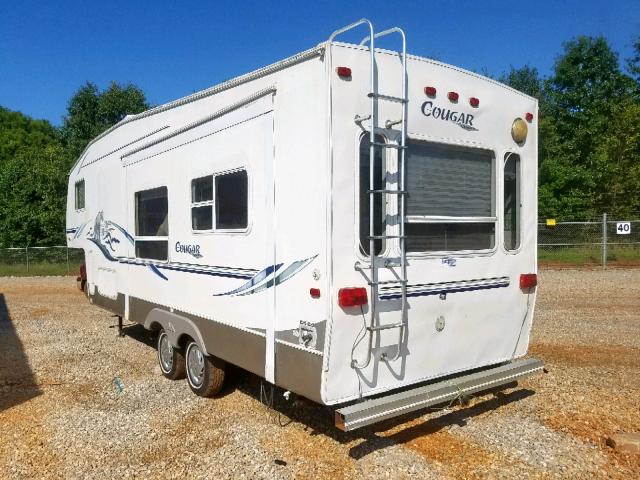 4YDF2762532034639 - 2003 COUG KEYSTONE WHITE photo 3