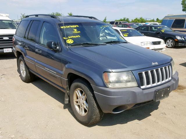 1J4GW48S94C209603 - 2004 JEEP GRAND CHER BLUE photo 1