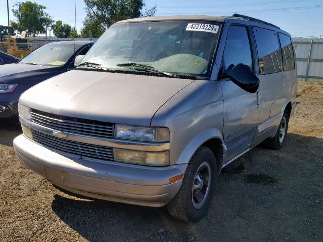 1GNDM19W91B126874 - 2001 CHEVROLET ASTRO GRAY photo 2