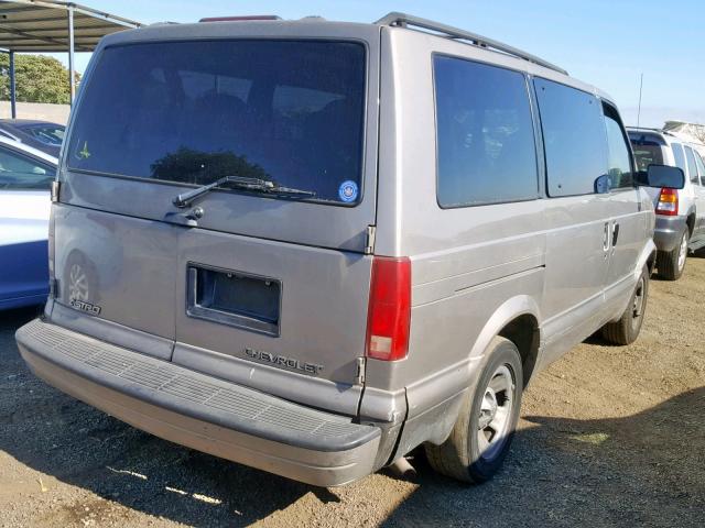 1GNDM19W91B126874 - 2001 CHEVROLET ASTRO GRAY photo 4