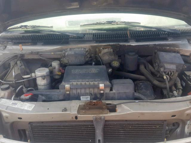 1GNDM19W91B126874 - 2001 CHEVROLET ASTRO GRAY photo 7