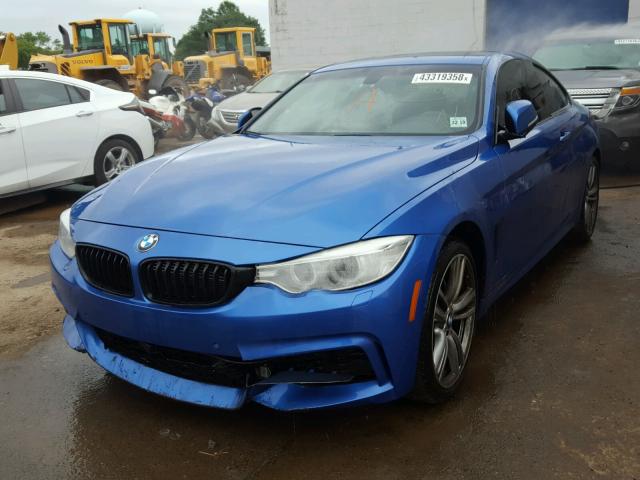 WBA3R5C57FK371450 - 2015 BMW 435 XI BLUE photo 2