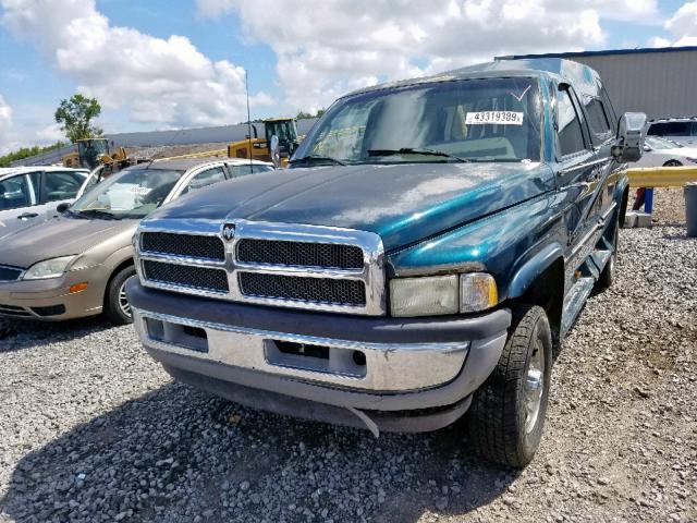 1B7KF26C7SS320055 - 1995 DODGE RAM 2500 GREEN photo 2