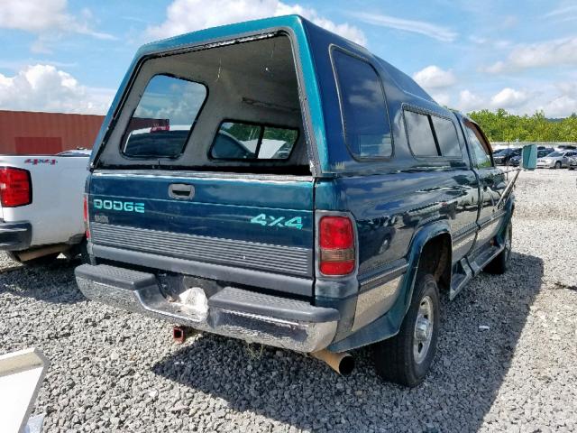 1B7KF26C7SS320055 - 1995 DODGE RAM 2500 GREEN photo 4