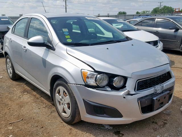 1G1JA5SH5F4219726 - 2015 CHEVROLET SONIC LS SILVER photo 1