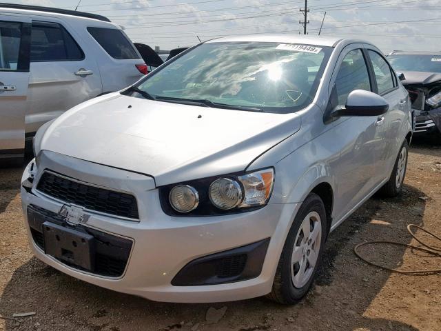 1G1JA5SH5F4219726 - 2015 CHEVROLET SONIC LS SILVER photo 2