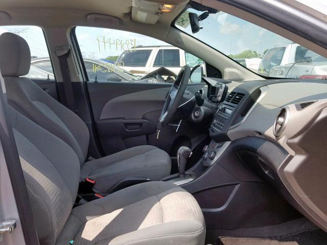 1G1JA5SH5F4219726 - 2015 CHEVROLET SONIC LS SILVER photo 5