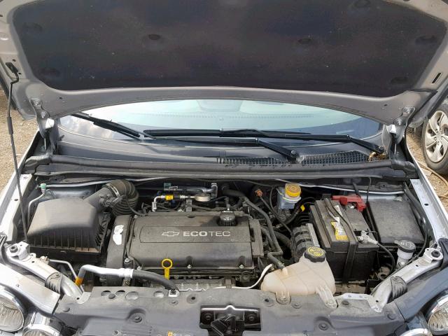 1G1JA5SH5F4219726 - 2015 CHEVROLET SONIC LS SILVER photo 7