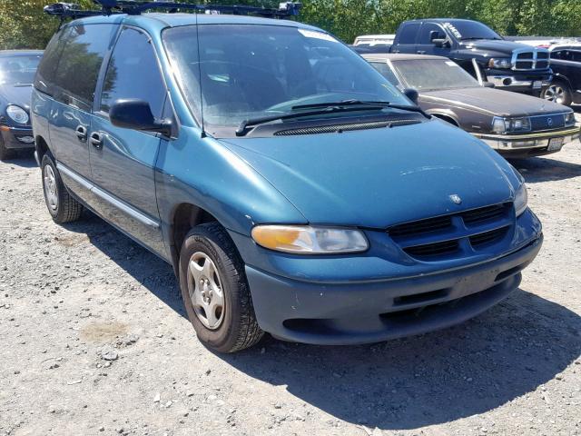 2B4GP2539YR852127 - 2000 DODGE CARAVAN GREEN photo 1