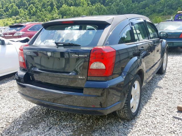 1B3HB48A79D199802 - 2009 DODGE CALIBER SX BLACK photo 4