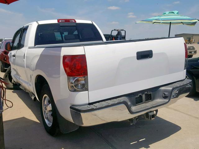 5TFRV54127X008143 - 2007 TOYOTA TUNDRA DOU WHITE photo 3