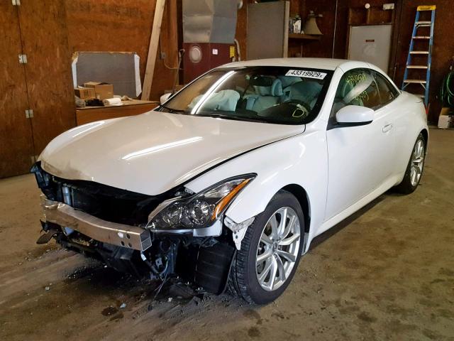 JN1CV6FE8DM772929 - 2013 INFINITI G37 SPORT WHITE photo 2