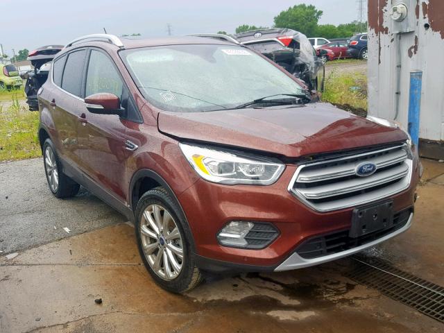 1FMCU9J95JUA35951 - 2018 FORD ESCAPE TIT BURGUNDY photo 1